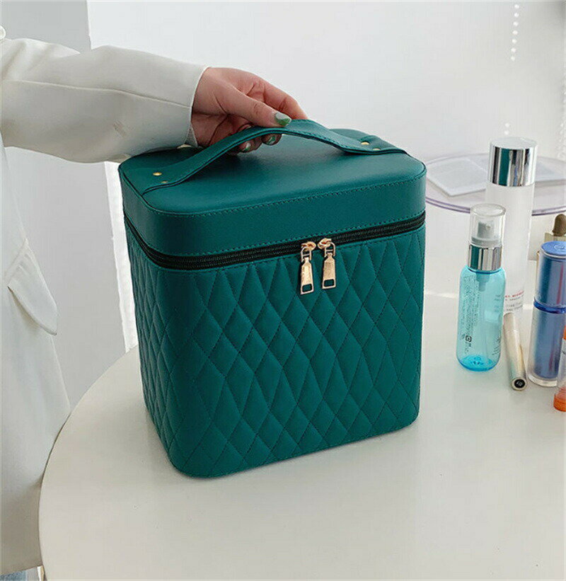 メイクボックス 鏡付き 大容量 バニティポーチ コスメボックス 化粧ボックス 持ち運び おしゃれ 人気 かわいい バニティバッグ メイクポーチ バニティケース コスメ収納
