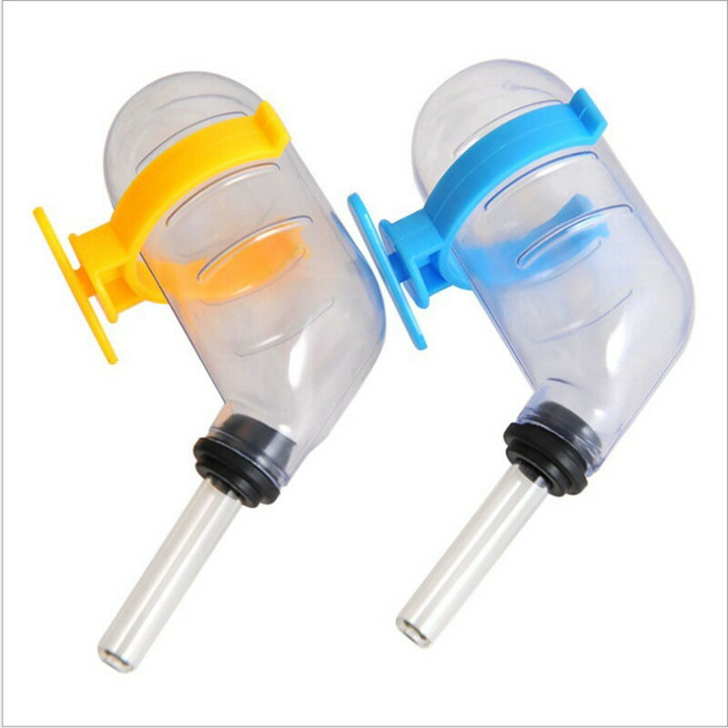 小動物用給水器 ウォーターボトル 60ml 水やり 水飲みボトル ペット用品 ケージ取り付け ハムスター モルモット ペットグッズ 簡単設置 シンプル コンパクト