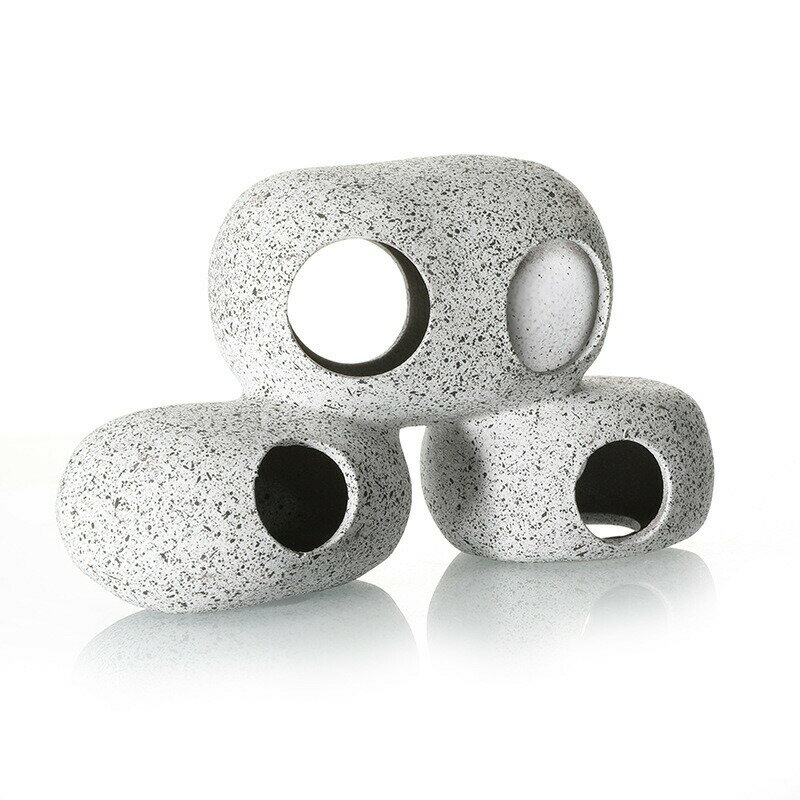 水槽 オブジェ 隠れ家 石 岩 アクアリウム 置物 シェルター オーナメント エビ メダカ