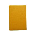 100% 本革パスポートホルダーソフトキャンディーカラーケースカバーの牛革カバーパスポート財布 yellow
