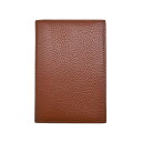 100% 本革パスポートホルダーソフトキャンディーカラーケースカバーの牛革カバーパスポート財布 brown