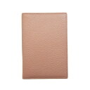 100% 本革パスポートホルダーソフトキャンディーカラーケースカバーの牛革カバーパスポート財布 pink
