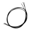 3個入り 長さ3.28フィート PE溶接ロッド プラスチック溶接ロッド 幅0.2インチ 厚さ0.1インチ パイプダストビンフェンダー用 ブラック