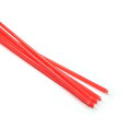 6個入り 長さ3.28フィート PPR 溶接棒 プラスチック溶接棒 幅0.2インチ 厚さ0.1インチ パイプ包装材用 レッド