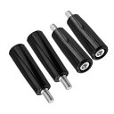 M8 回転ハンドホイールマシンハンドル 2.5インチ/63mm ブラックベークライト ユニバーサル旋盤クランク 回転オスねじ フェイスグラインダー成形および研磨機用 4個