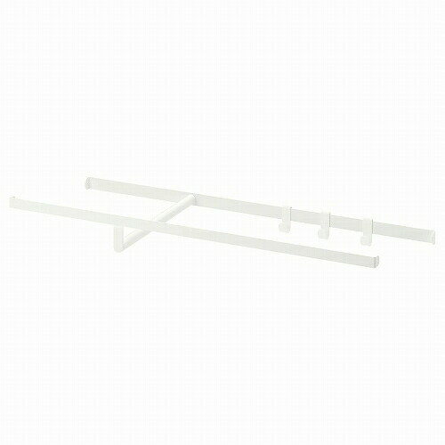 ハンガーレール ホワイト80x40cm m90450215 HJALPA イェルパ インテリア 収納家具 クローゼット ワードローブ おしゃれ シンプル 北欧 かわいい