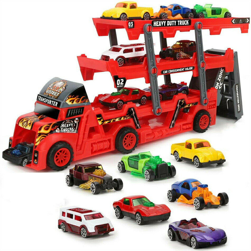 建設車両セットミニカーセット 車おもちゃ はたらくくるま おもちゃ 収納車セット 交通標識や車のステッカーで 室内遊び 2/3/4/5/6歳 おもちゃ 男の子 女の子 誕生日 プレゼント 贈り物 クリスマス 新年ギフト 車おもちゃ 建設車両 ミニカーセット はたらくくるま