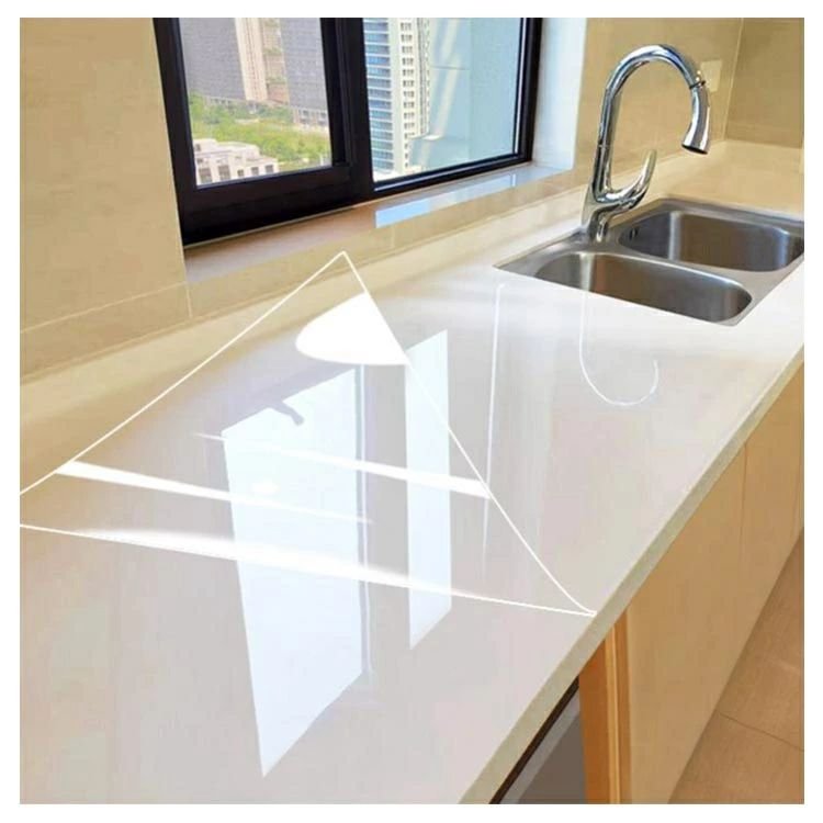 カットOK 抗菌 台所 調理台保護マット 透明 調理台保護シート 耐熱 シート 保護 シンクマット 防油 クリア 70x100cm ステッカー キズ・汚れ防止 すべり止め 調理台マット 滑り止め キッチン 新生活 防水 吸音