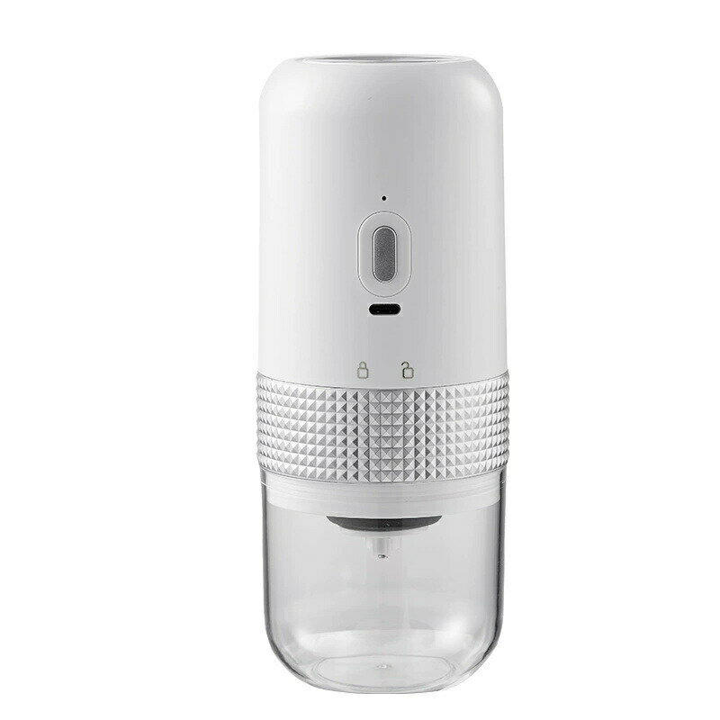 電動コーヒーミル 臼式 USB充電式 コードレス 小型 コーヒーミル 電動 珈琲ミル セラミック刃 自動停止 水洗い可 粗さ調整可