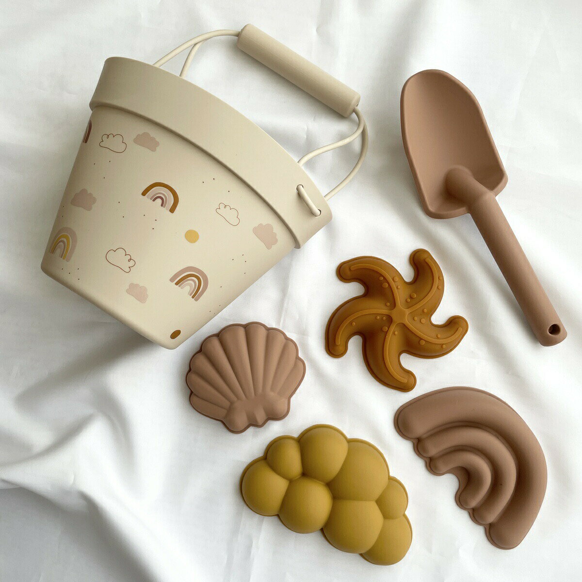 シリコンお砂場6点セット　公園　海　プール　ビーチ　お砂場セット