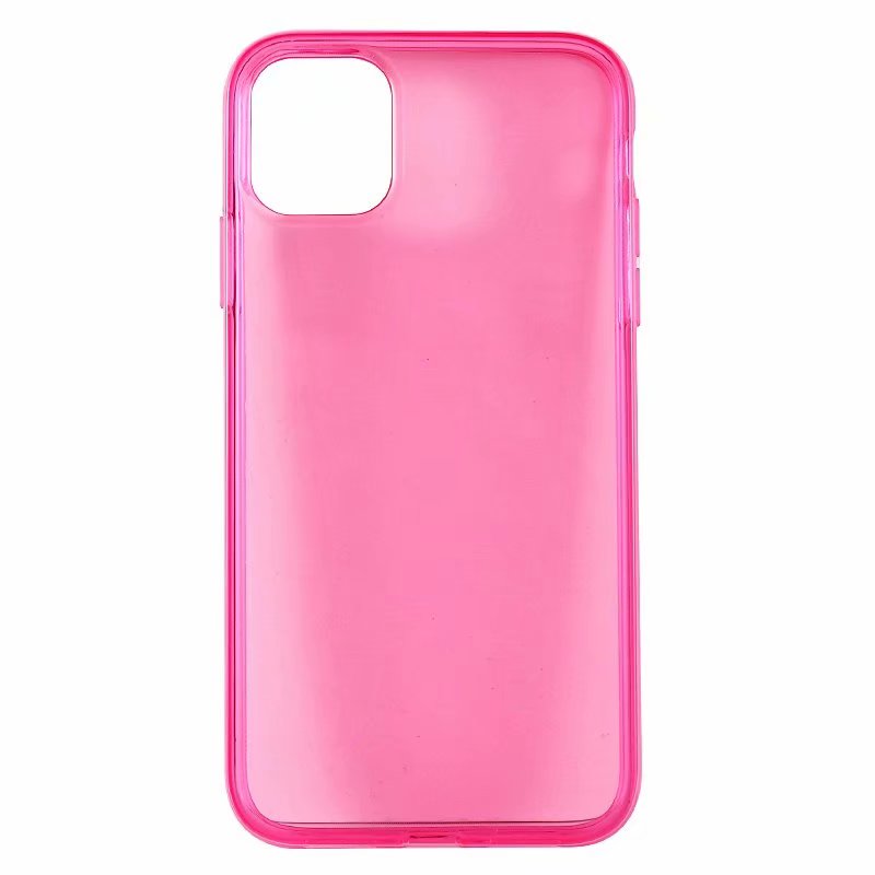 樂天商城 - iPhone11ProMax スマホケース 背面ケース clear tpu case ソフトケース TPU素材 クリアケース 色付き透明ケース マイクロドット加工 密着防止 密着痕防止