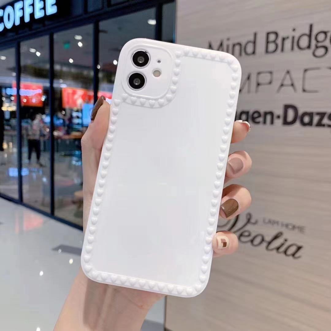樂天商城 - iPhone12 背面ケース ケース カバー 耐衝撃 ソフトTPU 光沢 くすみカラー 凹凸 シンプル 可愛い おしゃれ