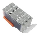 BCI-381XLGY 3本セット 互換インク グレー 単品 大容量 ICチップ付 残量表示可能 ( BCI-380 BCI-381 BCI-380XL BCI...