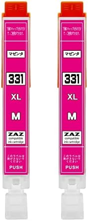 樂天商城 - BCI-331XLM 2本セット 互換インク 大容量XLタイプ マゼンタ×2 (BCI-331XL+330XL/6MPのマゼンタ2本） ICチップ付き 残量表示可能 ink-814