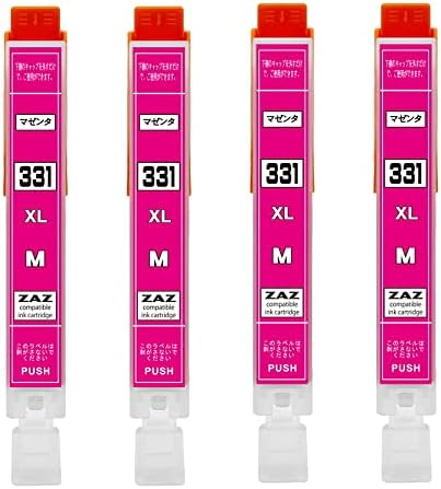 Other - BCI-331XLM 4本セット 互換インク 大容量XLタイプ マゼンタ×4 (BCI-331XL+330XL/6MPのマゼンタ4本） ICチップ付き 残量表示可能 ink-814-2set