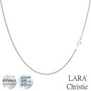 プラチナ チェーン ネックレス Pt850 レディース メンズ 喜平チェーン 幅 約 1.6mm 45cm/50cm ララクリスティー LARA Christi...
