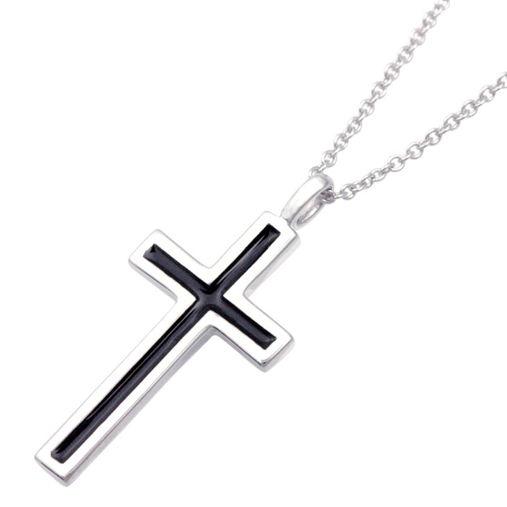 ネックレス メンズ LARA Christie (ララクリスティー)レールクロス ネックレス[ BLACK Label ] シルバー ネックレス メンズ バレンタイン プレゼント 彼氏格安通販　バレンタイン　人気　ランキング