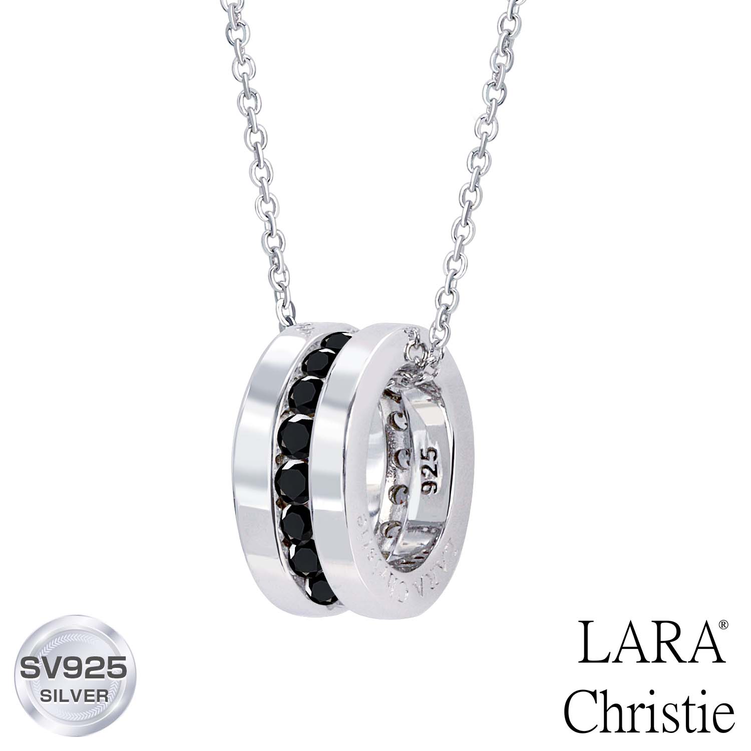 ネックレス メンズ LARA Christie (ララクリスティー) エタニティ ネックレス 男性用 シルバー925 silver [ BLACK La…