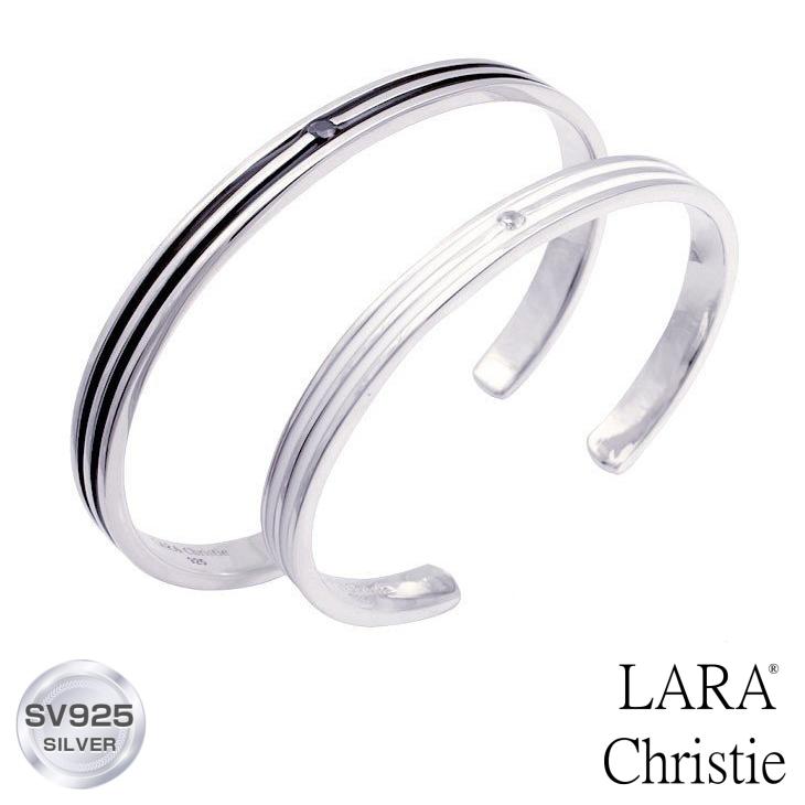 ペア バングル LARA Christie (ララクリスティー) オリンピア バングル ペアブレスレット [ PAIR Label ] シルバー カップル ギフト 誕生日 ペア カップル