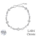 ブレスレット レディース　LARA Christie (ララクリスティー)テンプル クロス ブレスレット [ WHITE Label ] シルバー ブレス レディース 誕生日プレゼント