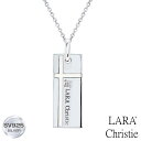 ララクリスティー ネックレス レディース LARA Christie (ララクリスティー)ノーブル クロス ネックレス [ WHITE Label ] シルバー 女性 誕生日プレゼント