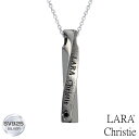 ララクリスティー ネックレス メンズ LARA Christie (ララクリスティー)ラブ トルネード ネックレス[ BLACK Label ] シルバー925 silver 男性 誕生日プレゼント