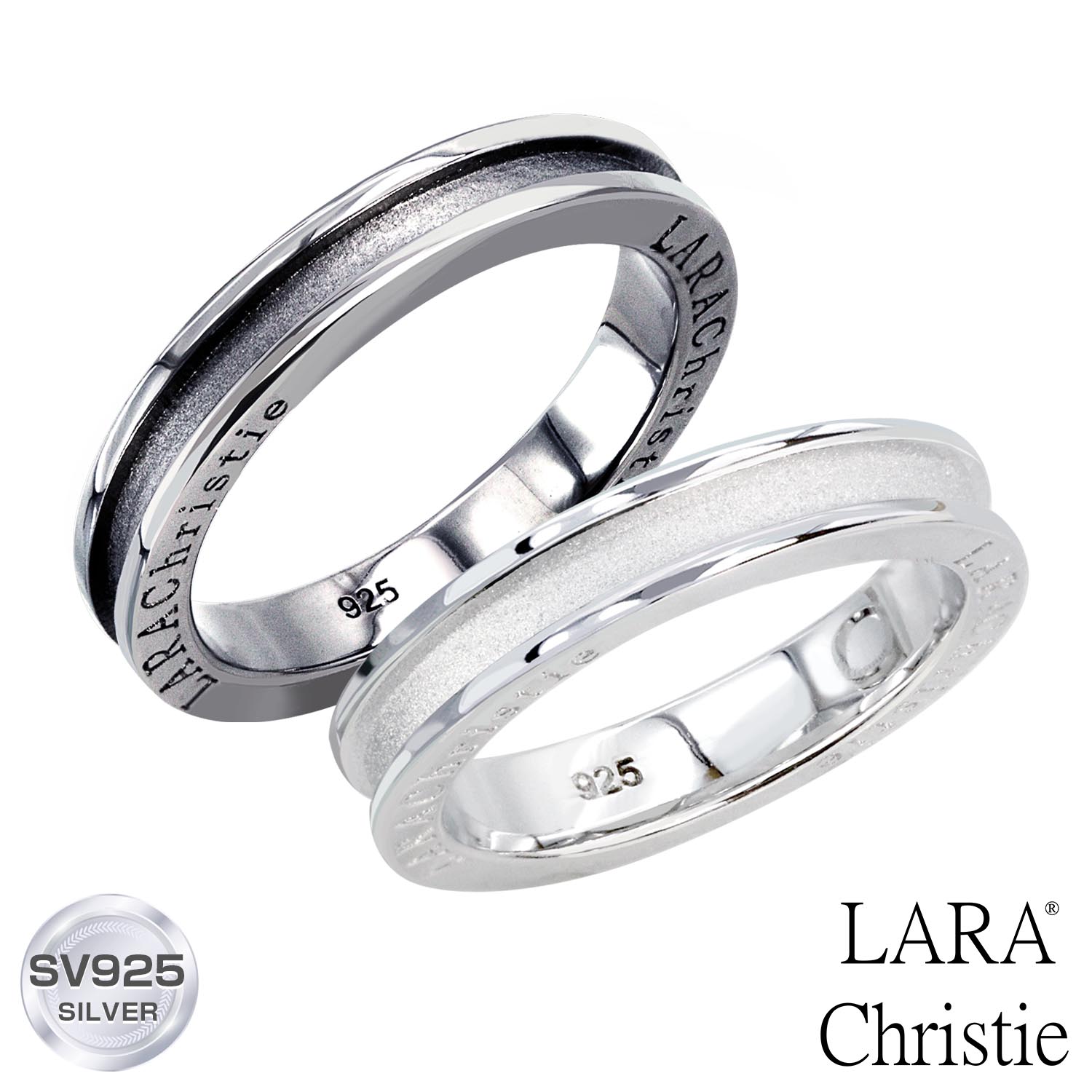 ペアリング カップル LARA Christie (ララクリスティー)ネーヴェ [ PAIR Label ] シルバー 7号 9号 11号 13号 15号 17号19号 21号 23号..