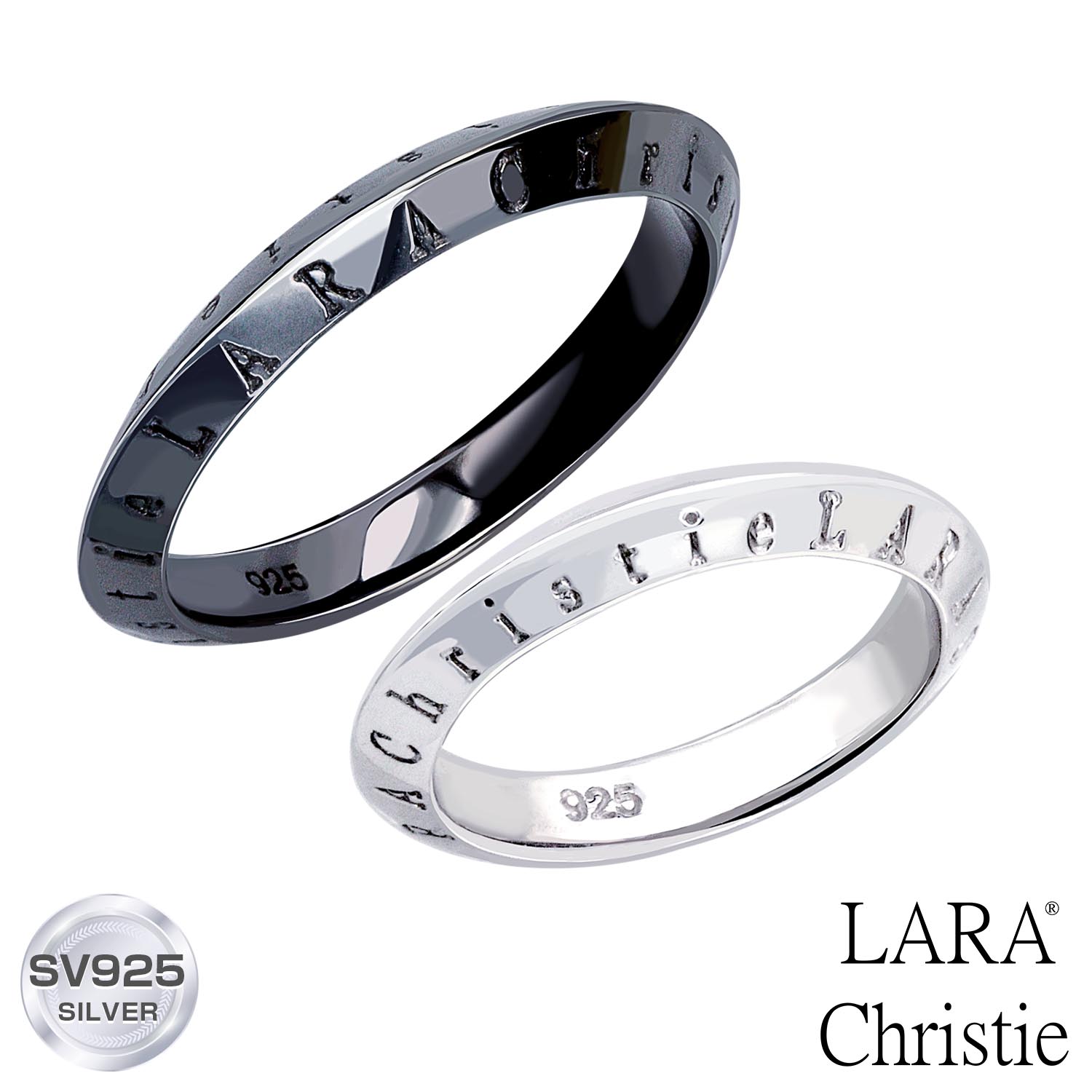 【ポイント10倍 お買い物マラソン】 ペアリング カップル LARA Christie (ララクリスティー)ローラシア [ PAIR Label ] シルバー Silve..