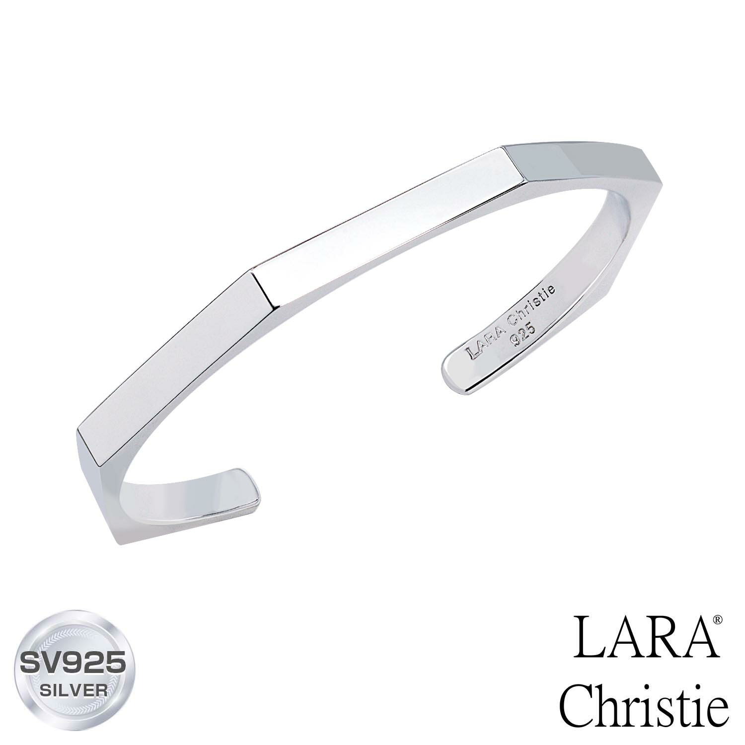 バングル レディース シルバー シンプルデザイン バングル [ WHITE Label ] LARA Christie (ララクリスティー) 誕生日プレゼント