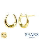 ピアス レディース K10 スタッドピアス馬蹄 10金 スタッド ゴールド シアーズ(sears) 女性 誕生日プレゼント(4)