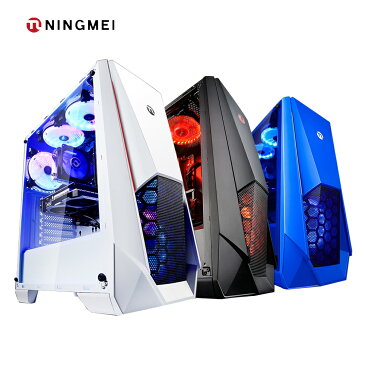 2000円off★ ゲーミングPC フォートナイト デスクトップパソコン 新品 デスクトップ pc パソコン【Ryzen5 3600 / geforce GTX1050Ti / メモリ8GB / SSD256GB + HDD1TB / Windows10 Home】 メモリ32GB可能 自作pc 本体のみ ゲーミングpc apex 黒/白/青 LEDライト NINGMEI