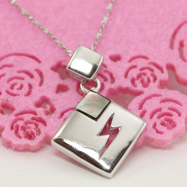 Rakuten - キュービックジルコニア・シルバーペンダント【シルバー ペンダント 首飾り SILVER Necklace】【ネコポス便送料無料】【シルバー925チェーン付き】