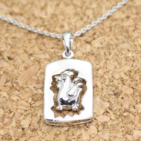 乐天商城 - 干支シルバーペンダント【シルバー ペンダント 首飾り SILVER Necklace】【メール便送料無料】【シルバー925チェーン付き】