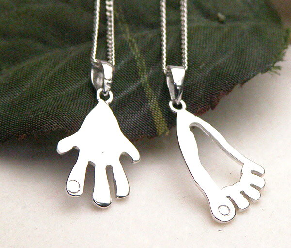 Rakuten - ペア・シルバーペンダント【シルバー ペンダント 首飾り SILVER Necklace】【メール便送料無料】【シルバー925チェーン付き】
