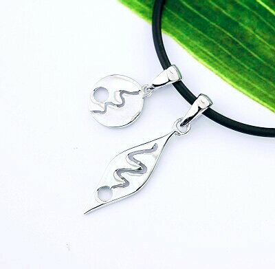 Rakuten - ペア・シルバーペンダント【シルバー ペンダント 首飾り SILVER Necklace】【メール便送料無料】【シルバー925チェーン付き】