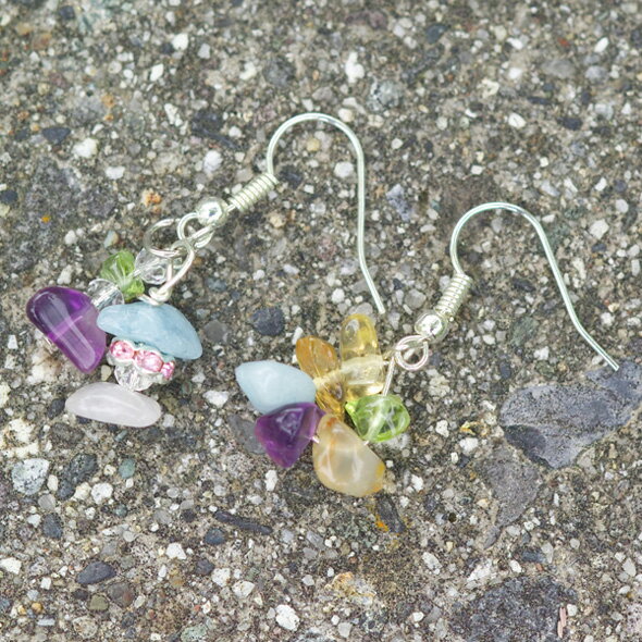 天然石ビ-ズ オリジナル ピアス【メール便送料...の紹介画像2