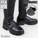 yő9%OFF 28.29N[|Lz JWAV[Y Y  5cmq[ _uNXgbv v U[ 3E ₷ No.1728 25.0-27cm  ubN LOVEHUNTER un^[