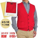 還暦 祝い カシミヤ 100% 前開き ベスト メンズ 御祝 ちゃんちゃんこ の代わりに 男性 おしゃれ 赤 ニット おすすめ プレゼント 人気 送料無料 オー...