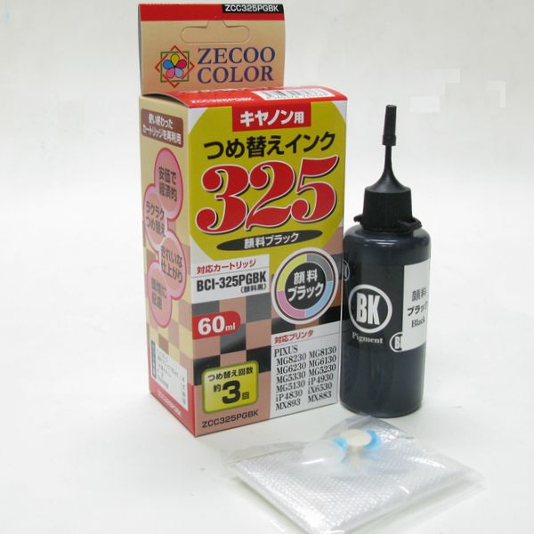 (ZCC325PGBK)canon Lm p lߑւCN BCI-325J[gbW Ή 60ml t