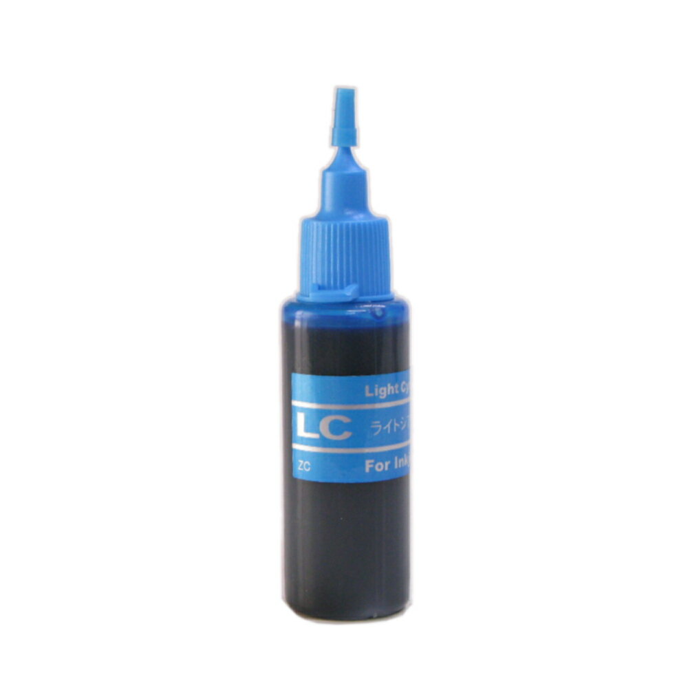 (RPE30LC)EPSON エプソン 対応 IC50 IC32 リピートインク 30ml (LIGHT CYAN ライトシアン)染料インク インクボトルのみ
