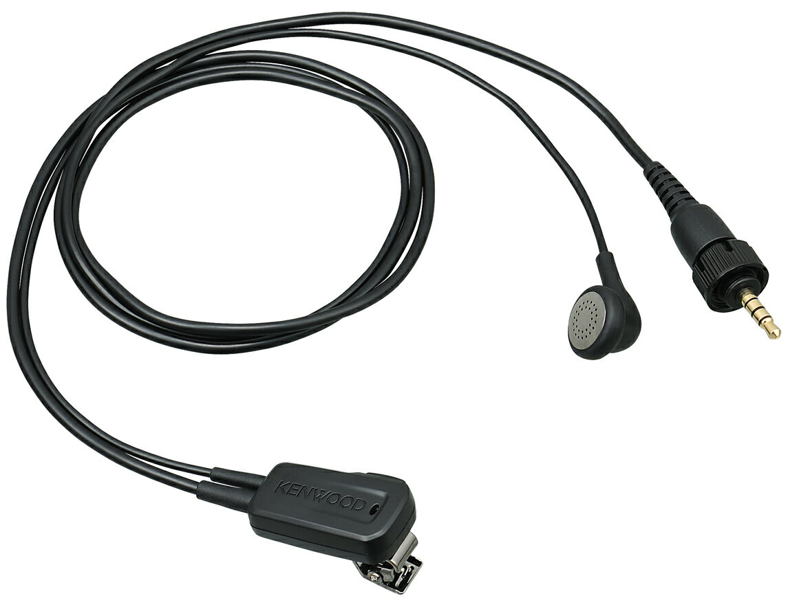 EMC-13 ケンウッドKENWOOD イヤホン付きクリップマイクロホンインナーイヤータイプ(ライトユース)