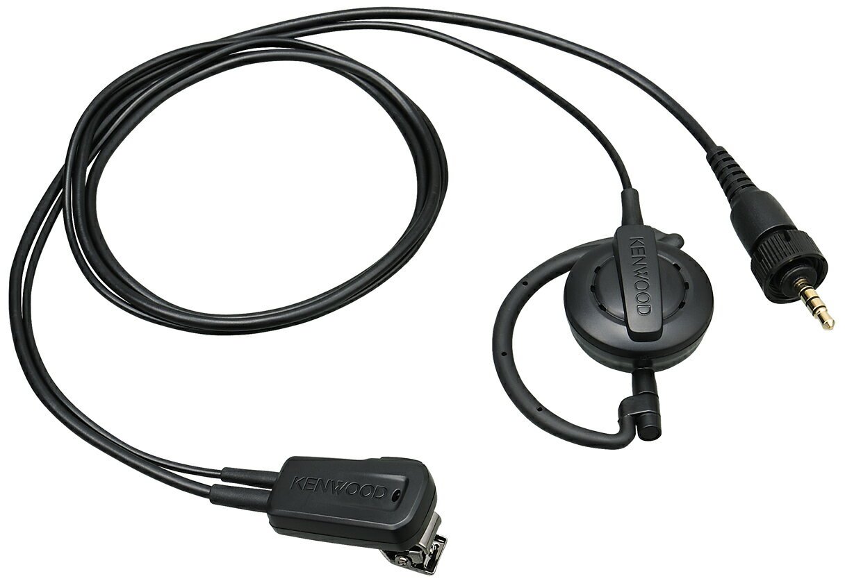 EMC-14　　ケンウッドKENWOOD　イヤホン付きクリップマイクロホン耳掛けタイプ(ライトユース