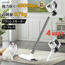 【スーパーSALE限定50%OFF】掃除機 コードレス 充電式 コードレス掃除機 乾湿両用 ハンディクリーナー 48000pa 吸引力 軽量 小型 強力吸引 4...