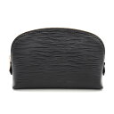 ルイ・ヴィトン LOUISVUITTON エピ ポシェットコスメティック M41348 ブラック 中古Aランク ポーチ 化粧ポーチ コスメポーチ