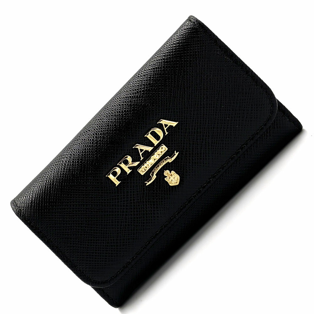 極美✨付属付き✨PRADA キーケース レザー 6連 ヴィッテロムーブ 黒 極美✨PRADA キーケース 6連 レザー ヴィッテロムーブ ブラック