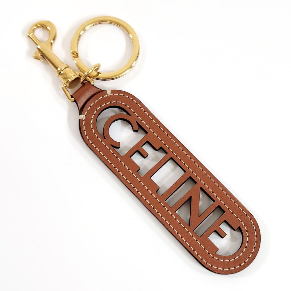 セリーヌ CELINE キーホルダー キーリング バッグチャーム ロゴモチーフ ステッチのサムネイル