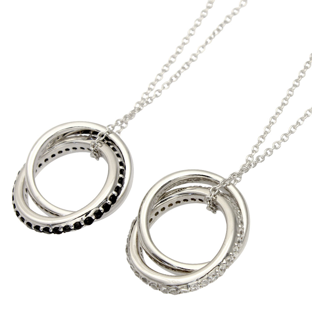 LARA Christie ララクリスティー ペアネックレス ペンダント シルバーアクセサリー シルバー メビウス[..