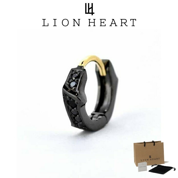 樂天商城 - ライオンハート ピアス メンズ プログレッソ フープ ピアス ブラック SV925 LH-01EA0096 LION HEART メンズピアス 片耳用 1点売り クリスマス 誕生日 プレゼント ギフト 彼氏 【ネコポス】 ブランド 人気 ランキング