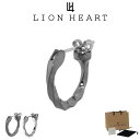 ライオンハート ピアス メンズ クロッシング ピアス ツイスト SV925 サージカルステンレス LH-01EA0631 LION HEART メンズピアス 片耳用 1点売り クリスマス 誕生日 プレゼント ギフト 彼氏 【ネコポス】 ブランド 人気