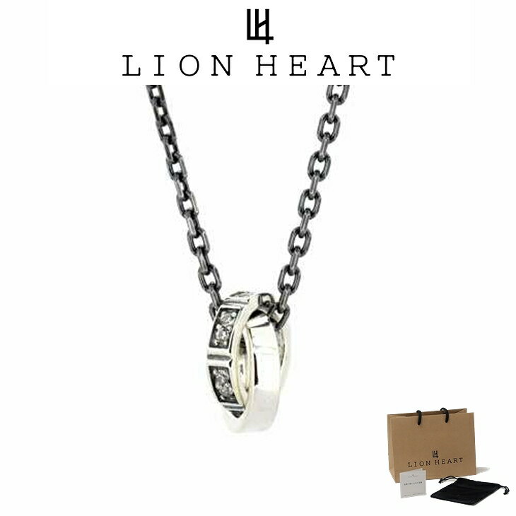 ライオンハート ネックレス メンズ ダブルリング プチ ネックレス SV925 LH-01NE0171 LION HEART クリ..